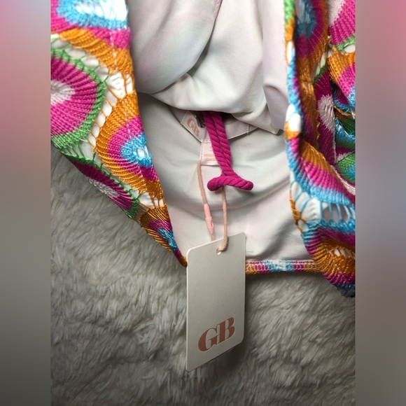 Gianni Bini Multicolor Patterned Top NWT Small - Picture 4 of 11